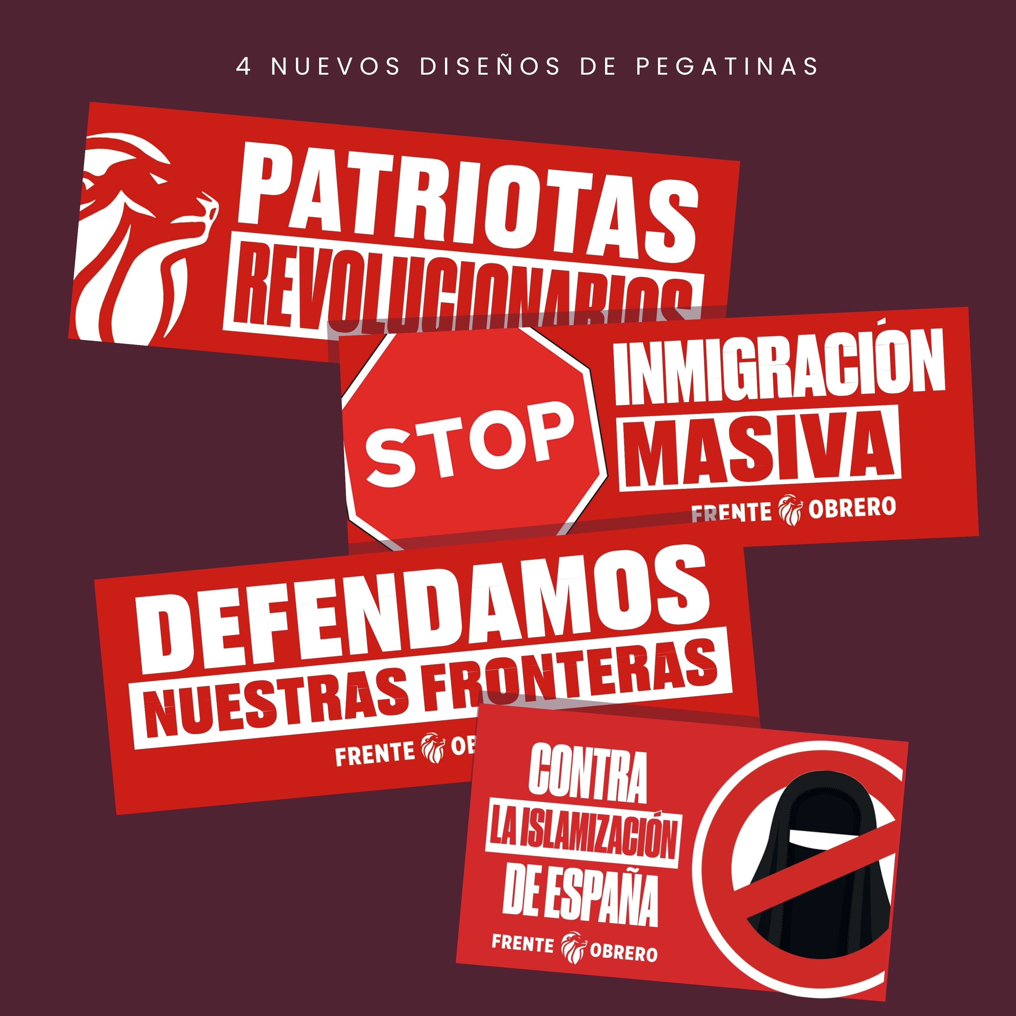 PACK DE PEGATINAS AGITACIÓN