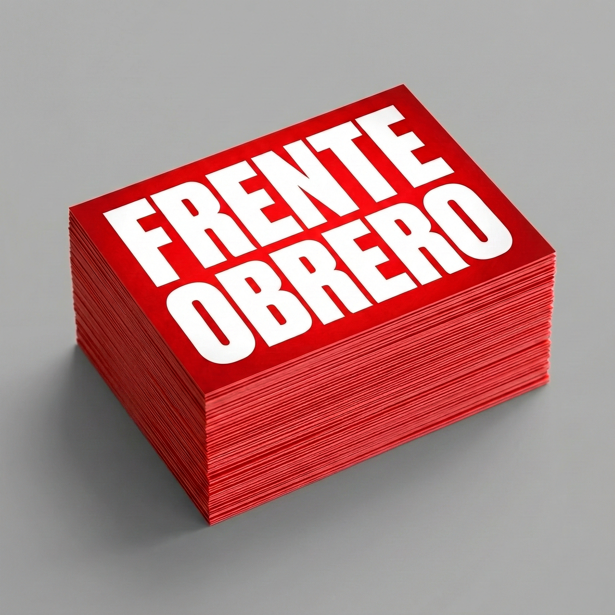 PEGATINAS FRENTE OBRERO