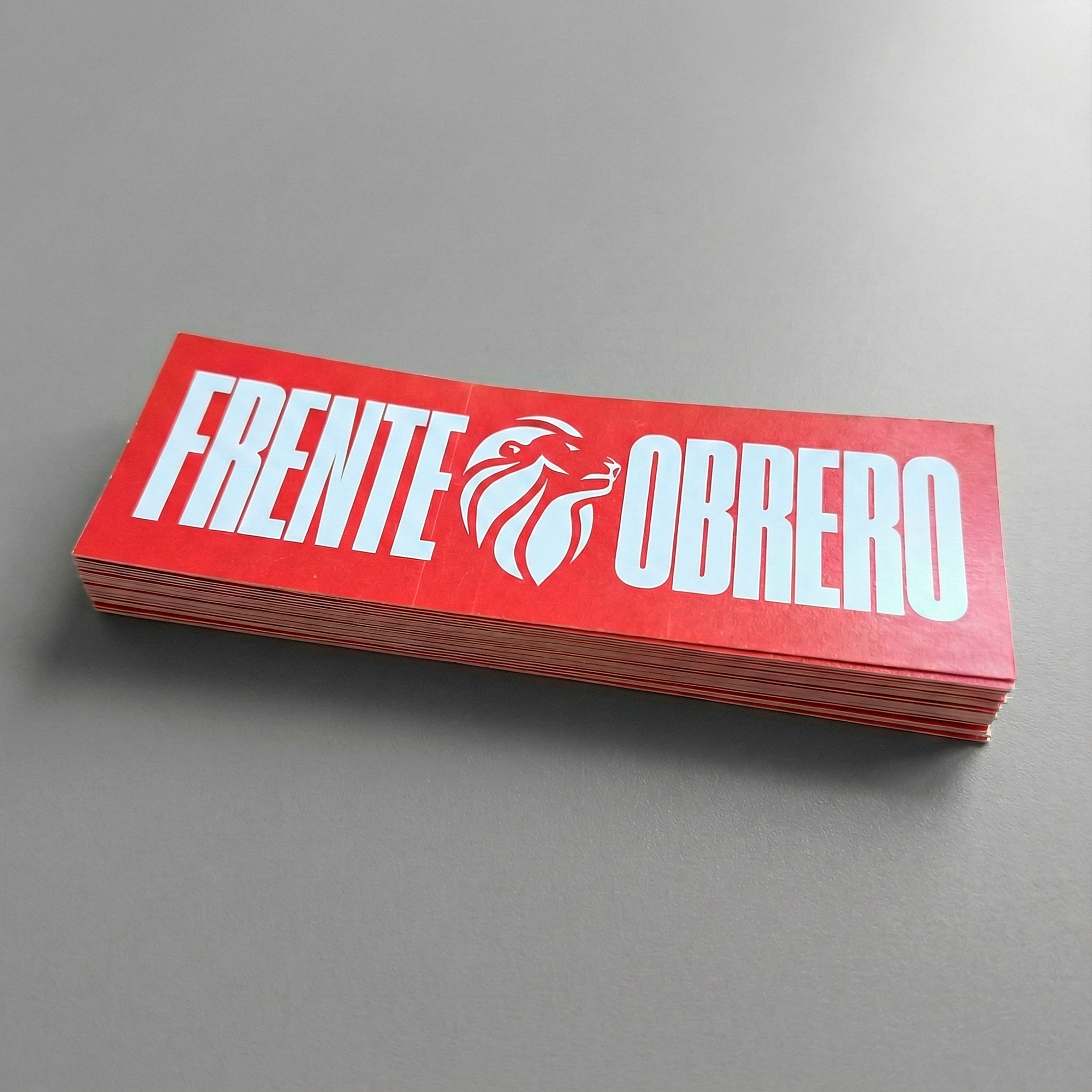 Pegatinas largas "Frente Obrero"
