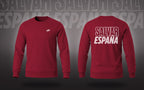 SUDADERA “SALVAR ESPAÑA” GRANATE