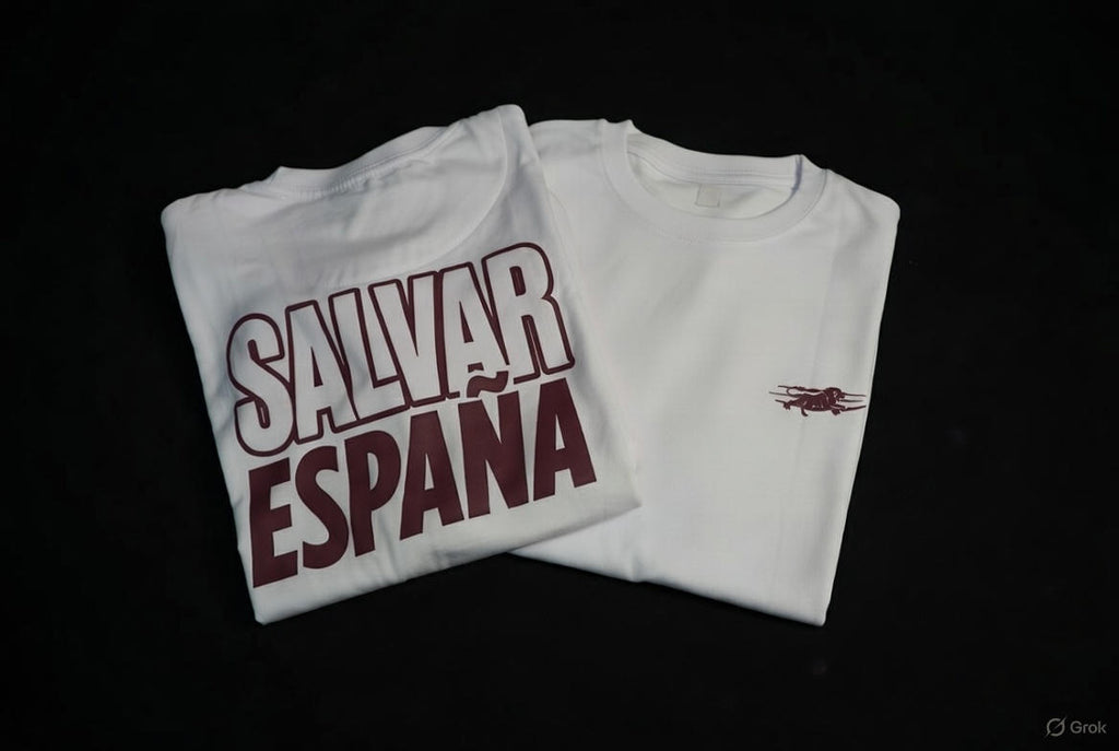 SUDADERA “SALVAR ESPAÑA” BLANCA