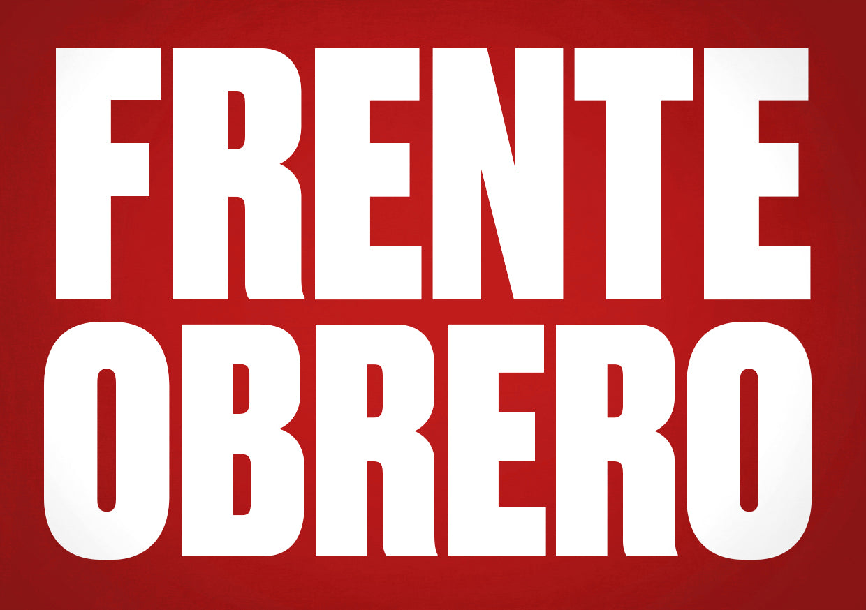 PEGATINAS FRENTE OBRERO