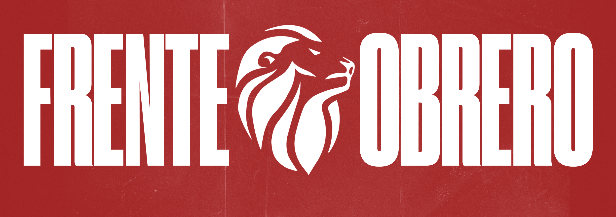 Pegatinas largas "Frente Obrero"